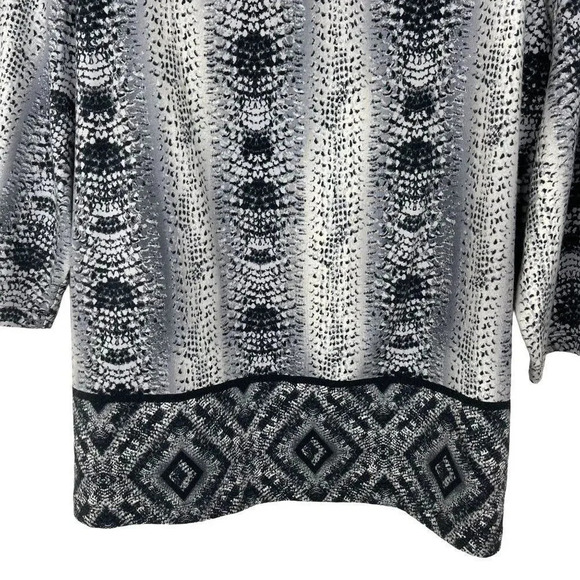 RUBY Rd Women 3/4 Sleeve Crew Neck Top Tunic Size 1X‎ - Picture 7 of 7